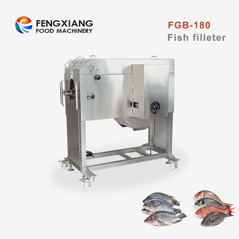 Fengxiang FGB-180 Equipamento automático de máquina de processamento de corte de peixe de tilápia de salmão